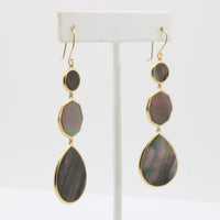 Ippolita Mother of Pearl and 18K Gold Dangling Earrings