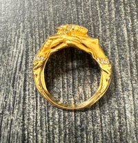 Carrera y Carrera 18K Gold and Diamond Adam And Eve Ring