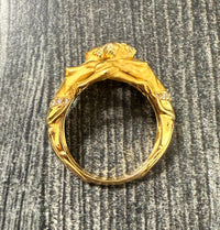 Carrera y Carrera 18K Gold and Diamond Adam And Eve Ring