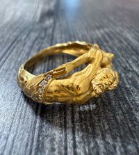 Carrera y Carrera 18K Gold and Diamond Adam And Eve Ring