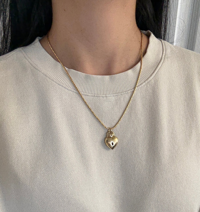 Vintage 14K Gold Tubular Snake Style Chain, 20" Long