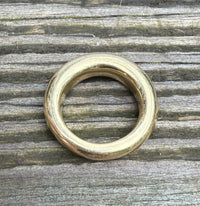 Vintage 18K Gold and Diamond Donut Band, Size 6