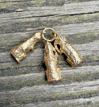 Three Wise Monkeys 14K Gold Charm