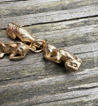 Three Wise Monkeys 14K Gold Charm