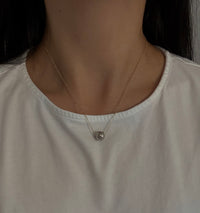 Celestial Diamond Ball Slider Necklace, 18" Long