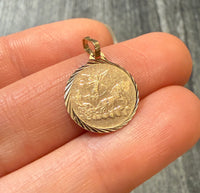 Vintage 14K Rose Gold Sagittarius Charm