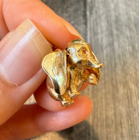 Movable Dumbo the Elephant Charm in 14K Gold
