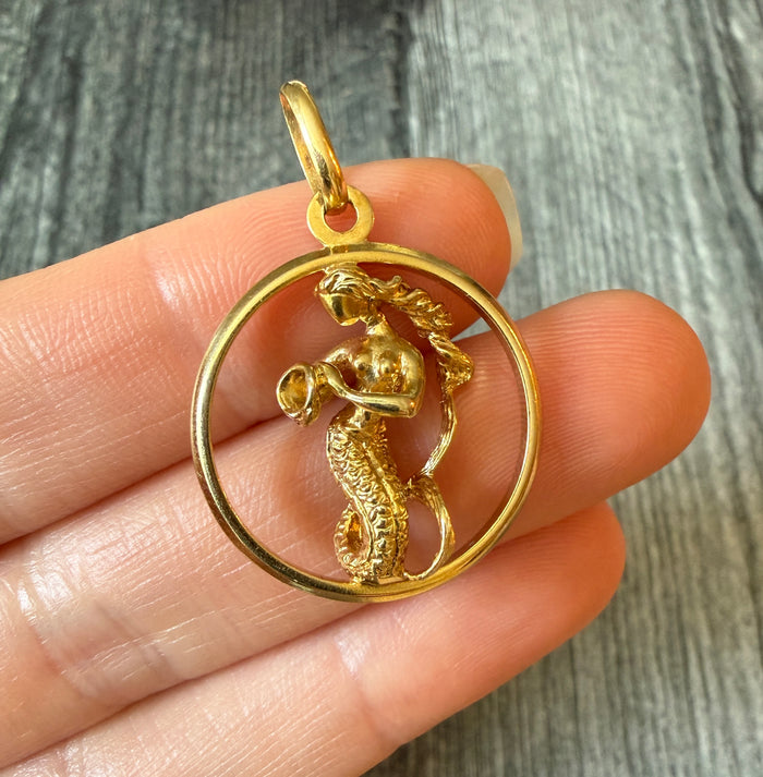 Uno a Erre 14K Gold Mermaid Charm