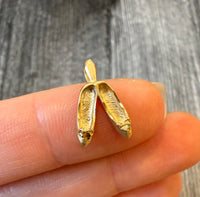 Ballerina Shoes Charm in 14K Gold