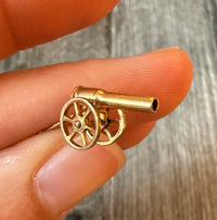 Vintage Whiteside & Blank Cannon Charm in 10K Gold