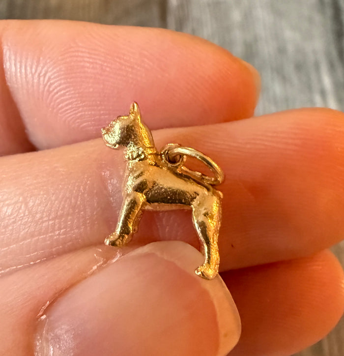 Vintage 14K Gold Dog or Terrier Charm