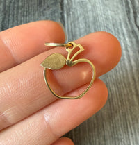 Apple Charm in 14K Gold