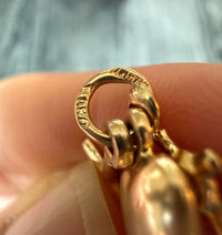 Faith, Hope and Love Charm in 14K Gold