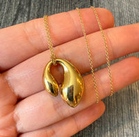 Tiffany & Co Elsa Peretti Drip Necklace in 18K Gold, 17” Long