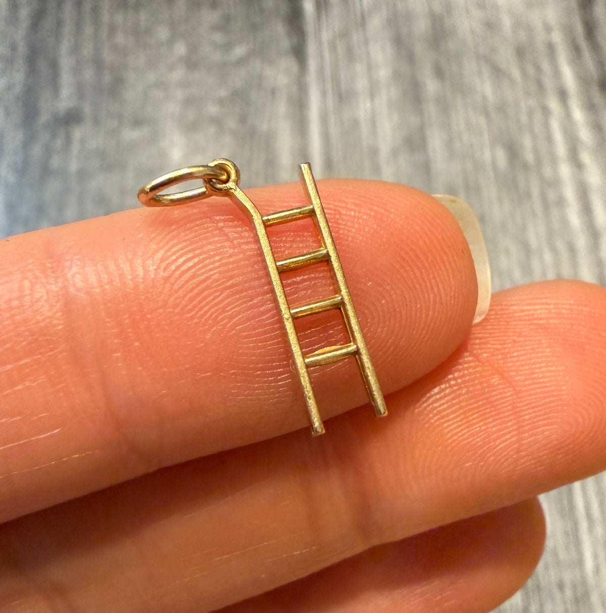 Vintage Ladder Charm in 14K Gold