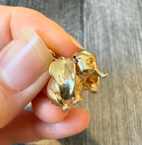 Movable Dumbo the Elephant Charm in 14K Gold