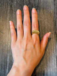 Diamond Cape or Jacket Ring in 18K Gold, Size 8 (I)