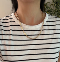 Long Paperclip Chain in 14K Gold, 21.75” Long (A)