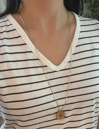 Uno A Erre 14K Gold Bar Link Chain, 31” Long (A)