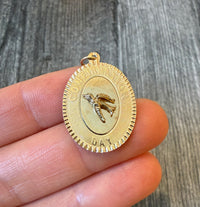 Confirmation Day Dove Medal in 14K Gold (M)