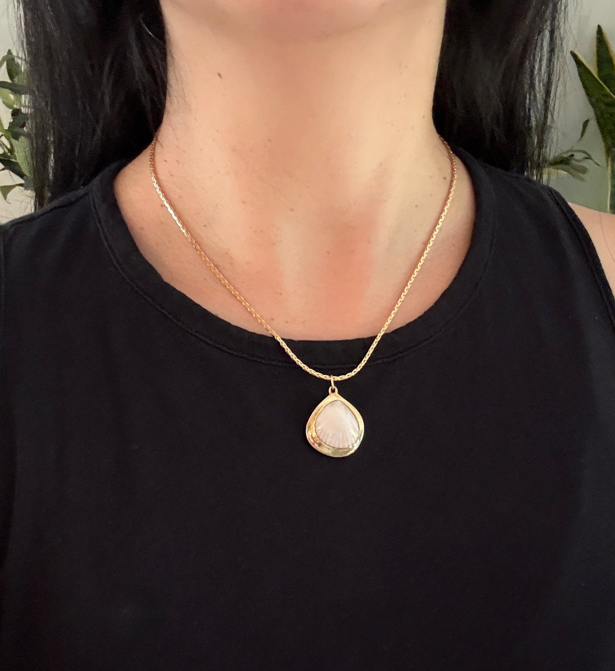 Boxy Braided Link Chain in 14K Gold, 17.75” Long (A)