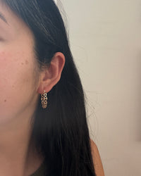 Mariner Link 10K Gold Hoop Earrings