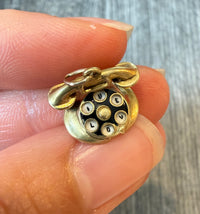 Vintage Sloan & Co. Movable “Hello, I Love U” Phone Charm in 14K Gold