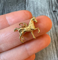 Horse Charm in 14K Gold