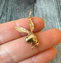 Playboy Bunny Charm in 14K Gold