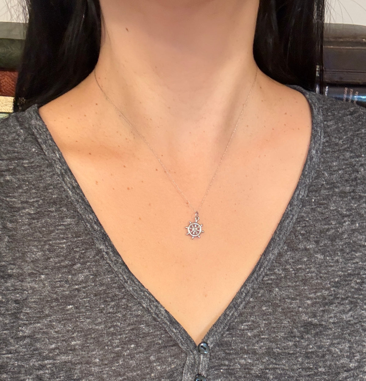 Whisper Thin 14K White Gold Chain, 18" Long (S)