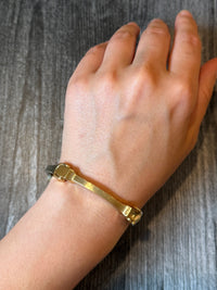 Vintage 14K Gold Jointed Bracelet, 7.75” Long (I)