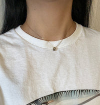 Vintage Interlocking Trinity Ring Necklace in 18K Gold