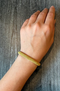 Vintage 18K Gold Mesh Bracelet 2/2 (I)