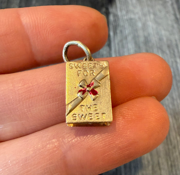 "Sweets For The Sweet" Box of Chocolates Charm in 14K Gold