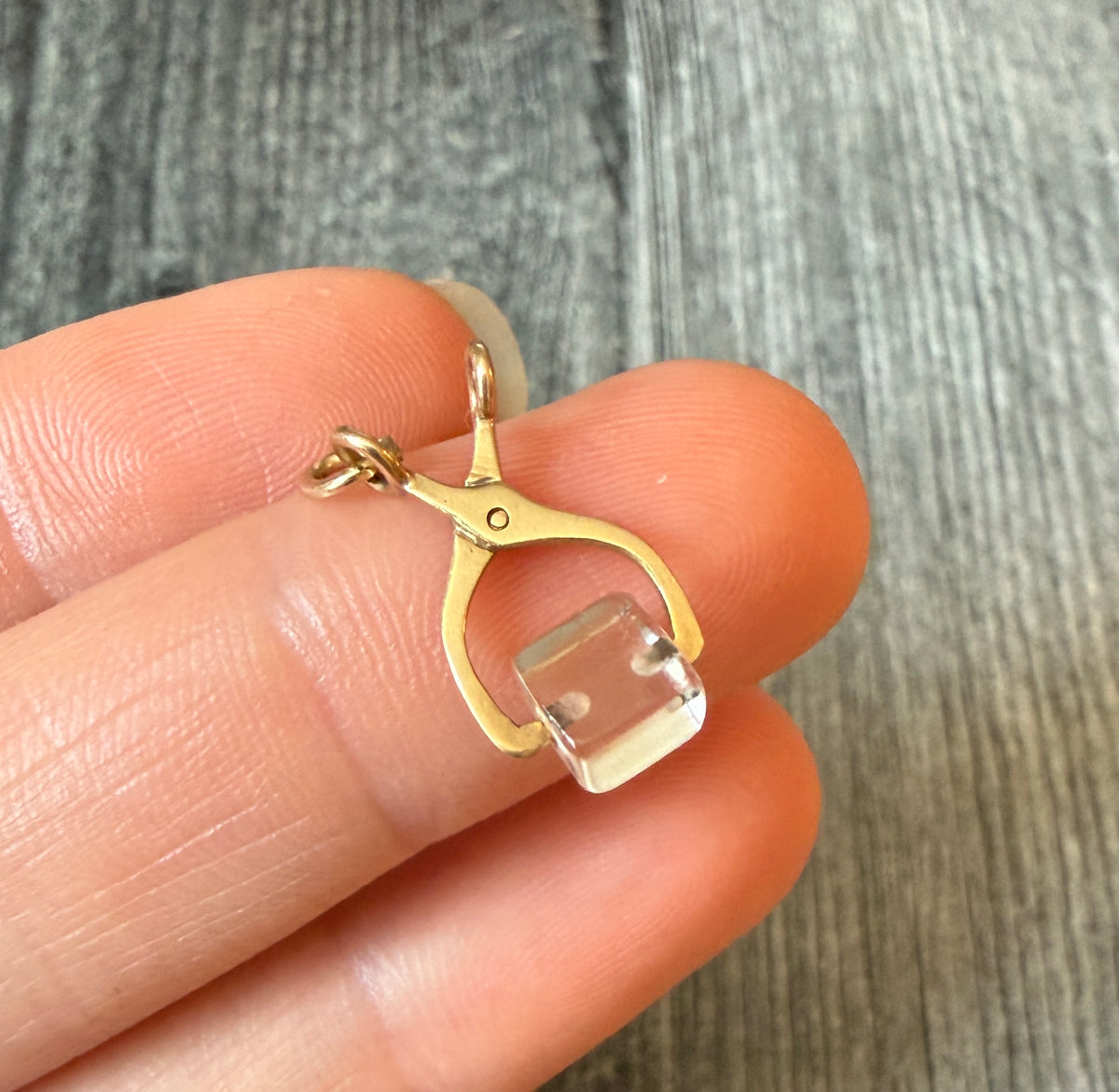 Vintage Ice Cube Holder or Tongs Charm (S)