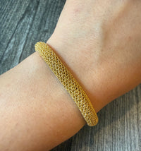 Vintage 18K Gold Mesh Bracelet 2/2 (I)