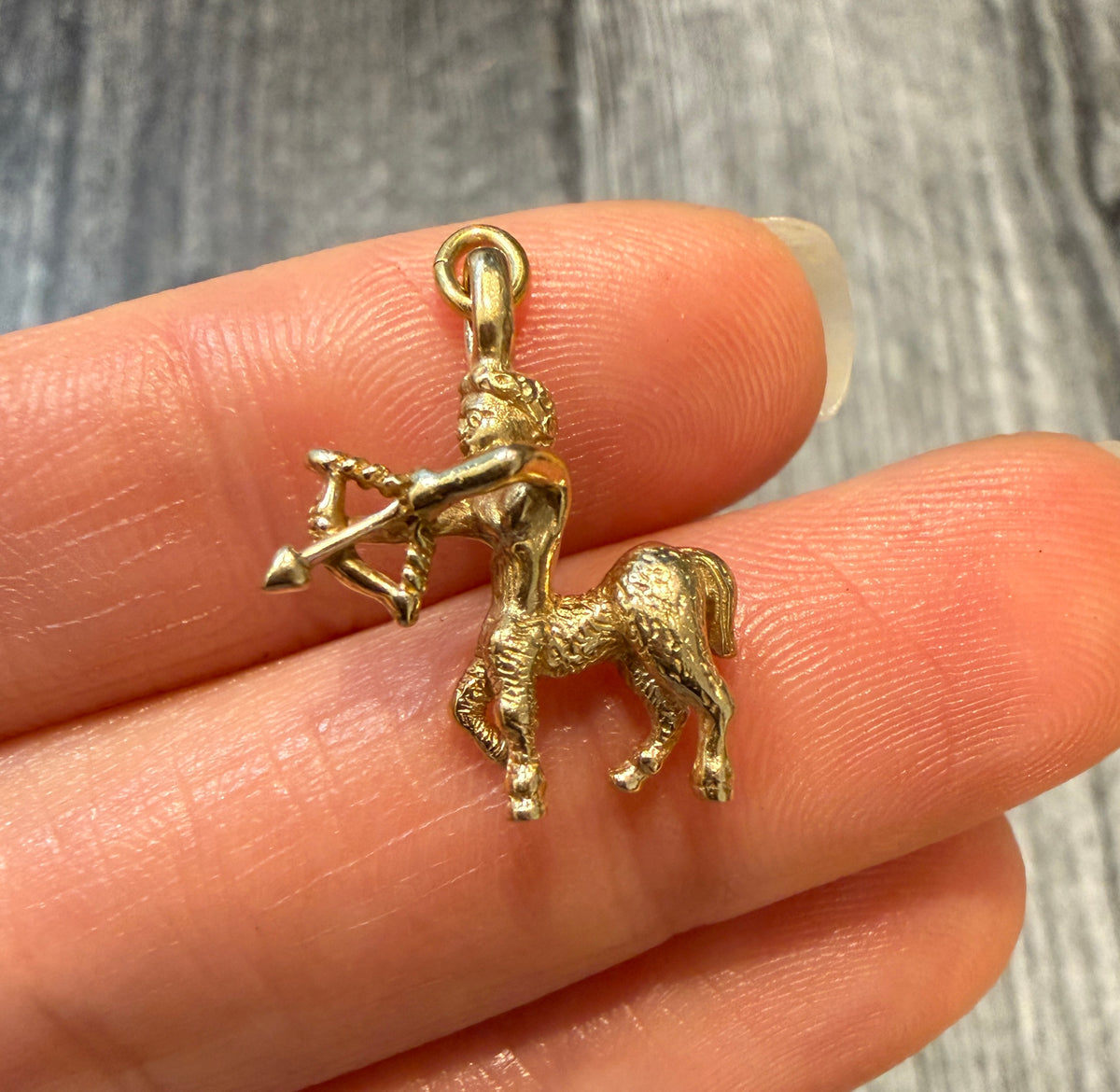Zodiac Sagittarius Charm in 14K Gold