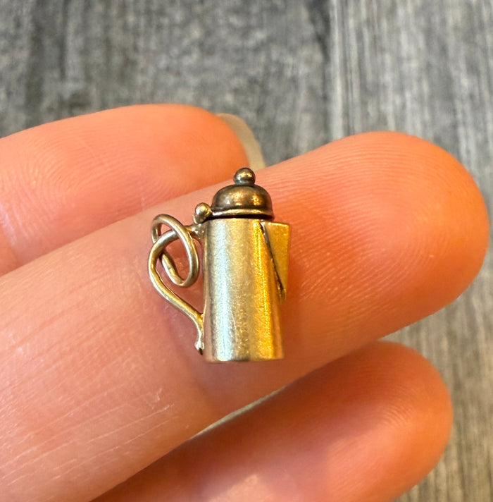 Movable 14K Gold Teapot Charm