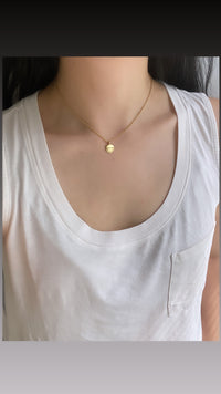 Me & Ro 18K Gold “Compassion” Necklace, 16” Long