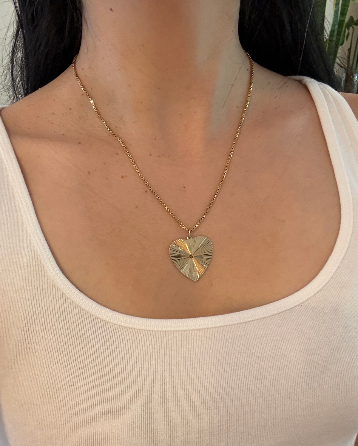 Everyday 18K Gold Box Chain, 19.75" Long