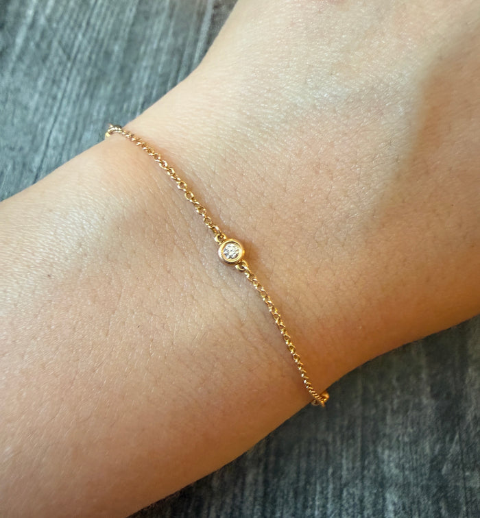 Tiffany & Co Elsa Peretti Diamond by the Yard Bracelet (S)