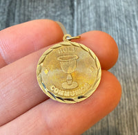 Holy Communion Cup Charm in 14K Gold (M)