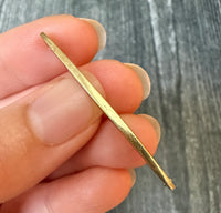 Vintage 14K Gold Bar Safety Pin