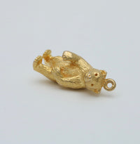 Solid Vintage 10K Gold Bear Charm
