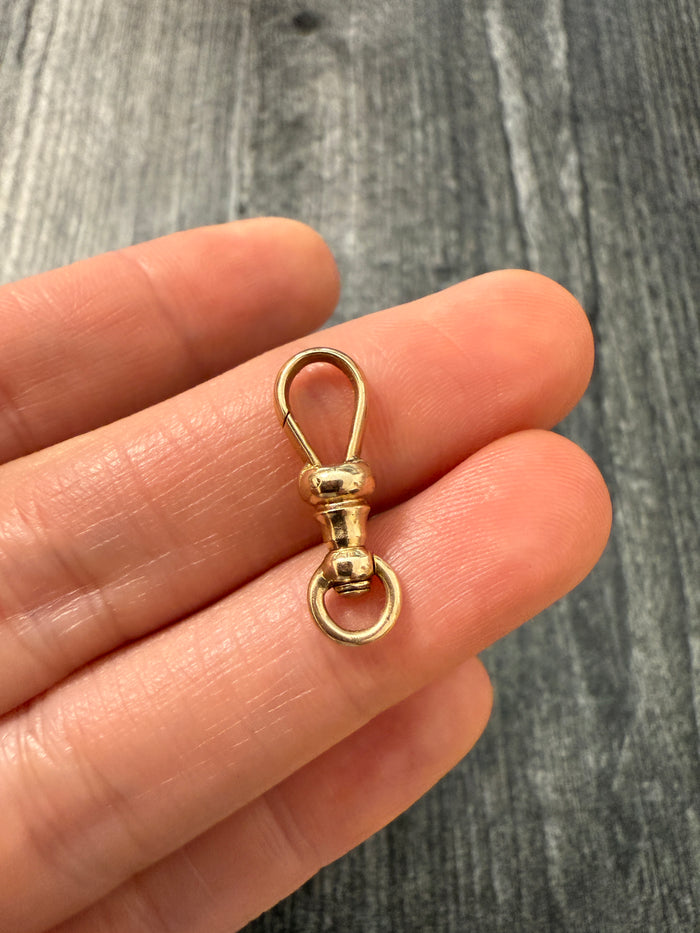 Antique 14K Rosy Gold Dog Clip