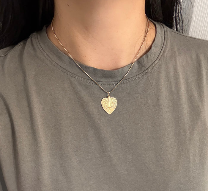 Small 14K Gold Ball Chain, 16” Long