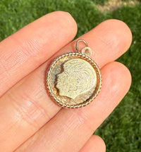 Vintage 14K Gold Little Boy’s Profile Charm