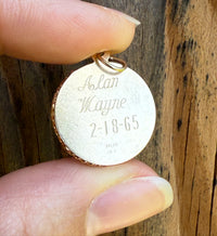 Vintage 14K Gold Little Boy’s Profile Charm