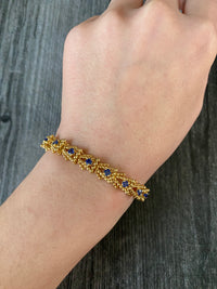 Vintage Tiffany & Co Sapphire and 18K Gold Bracelet