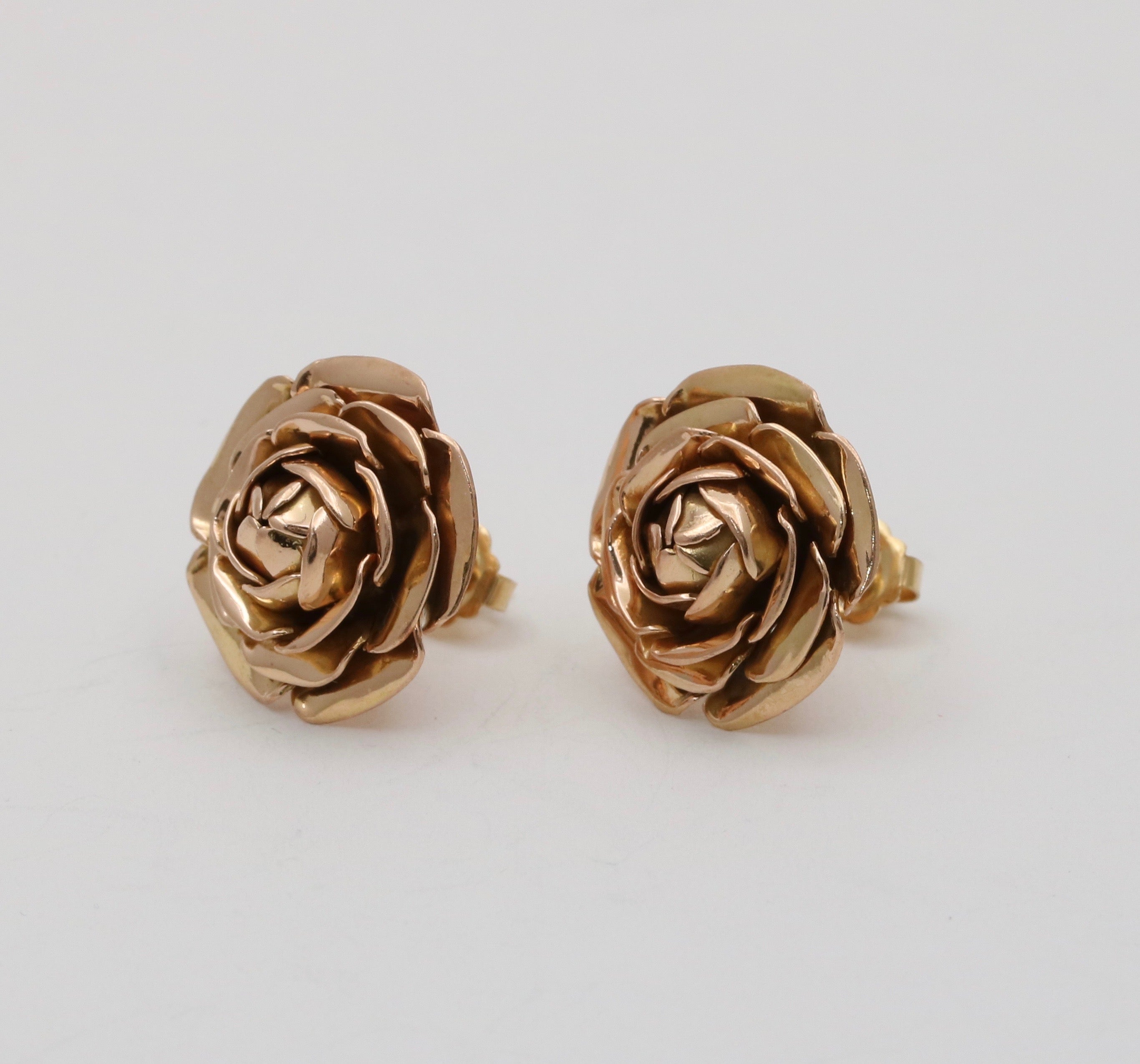 2pcs/set Flower Design Stud Earrings | SHEIN USA